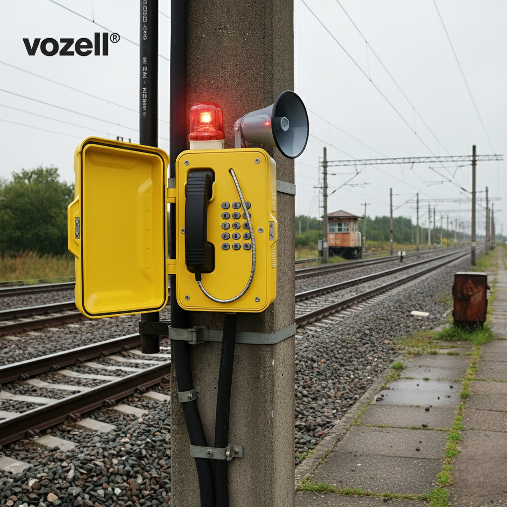 JR101-FK-HB Telefono Industrial de Difusion Vozell - Image 2